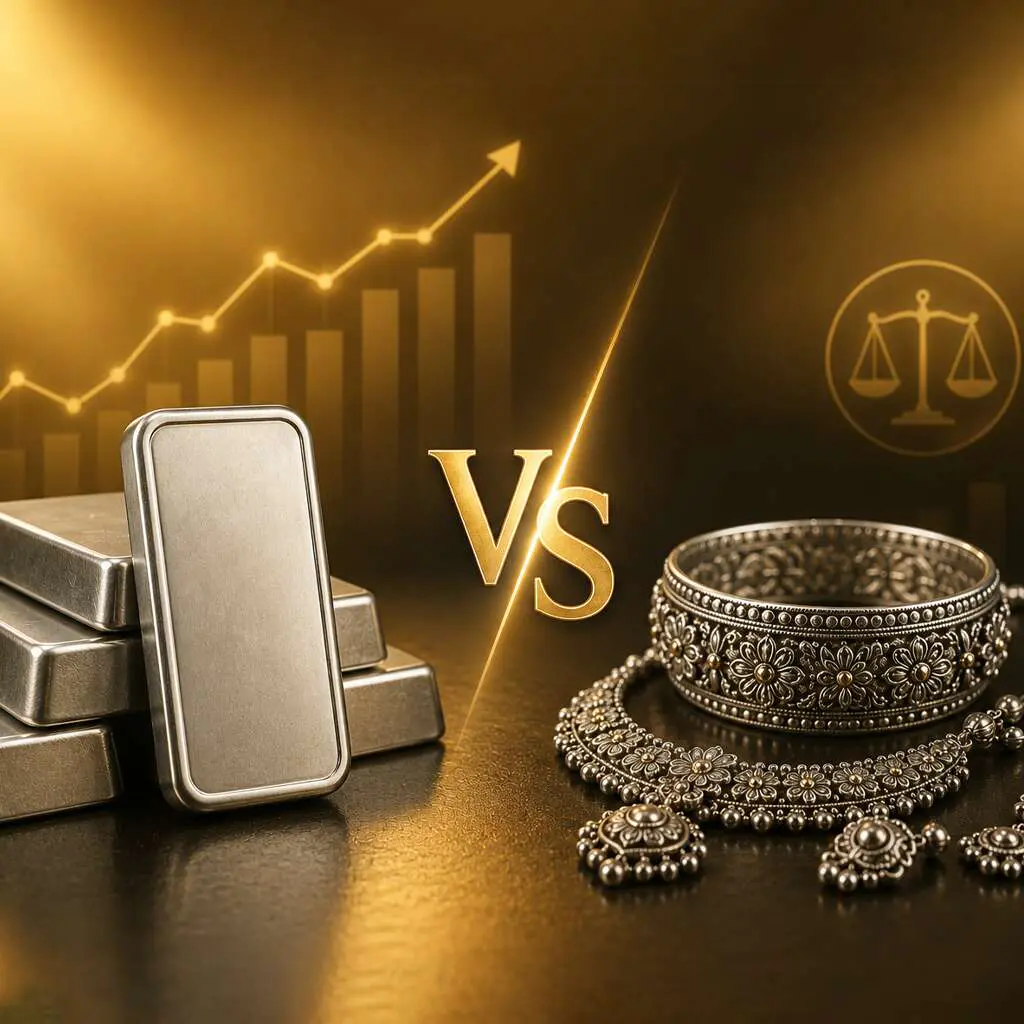 Silver Bullion vs. Silver Jewellery: Which Offers Better Returns?